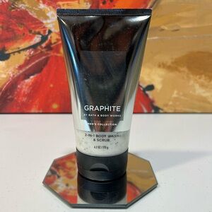 NEW. Bath & Body Works Graphite Men's Body Wash & Scrub